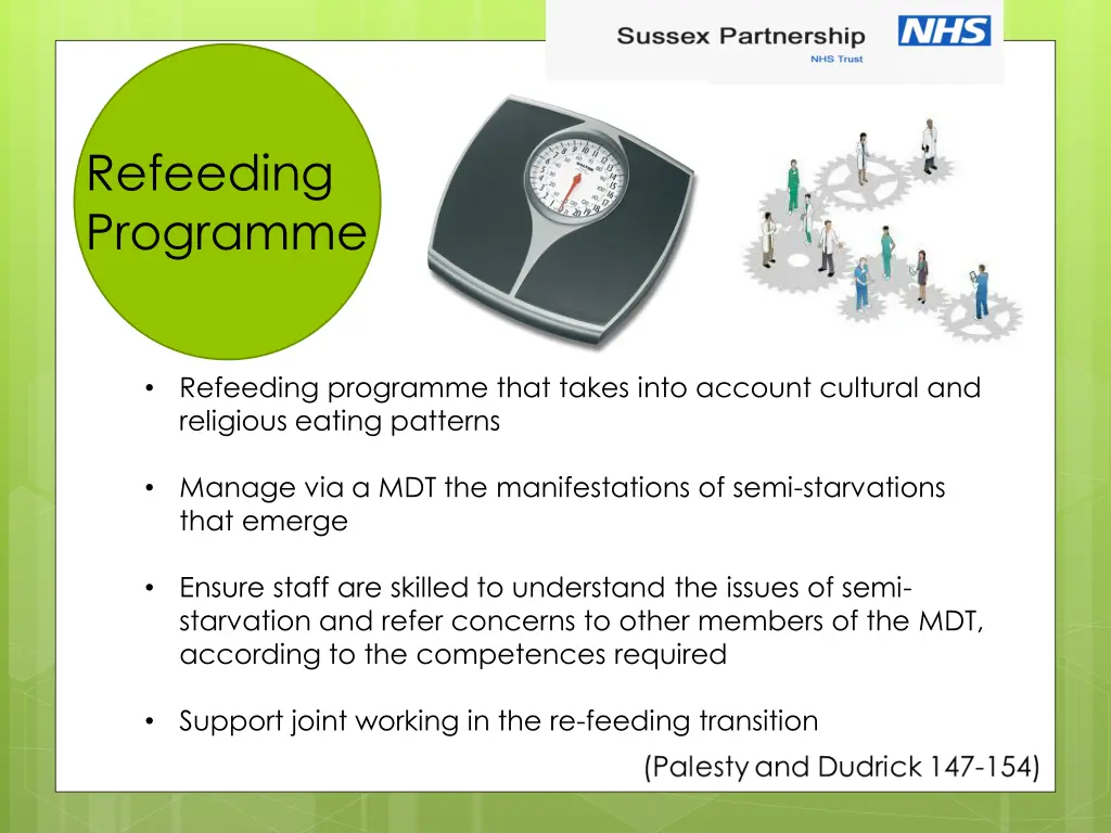 refeeding programme