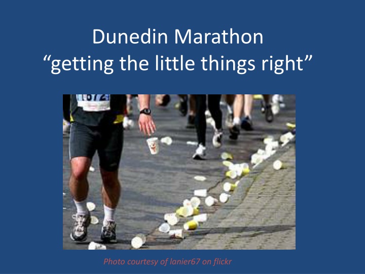 dunedin marathon getting the little things right