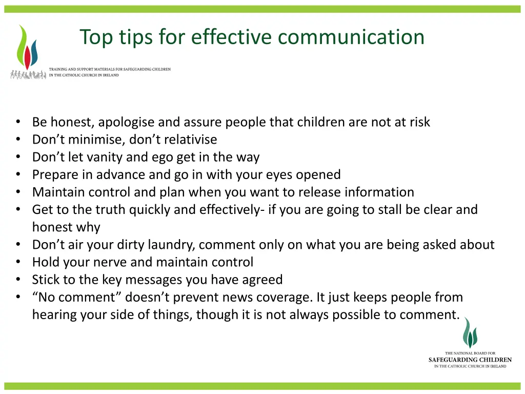 top tips for effective communication