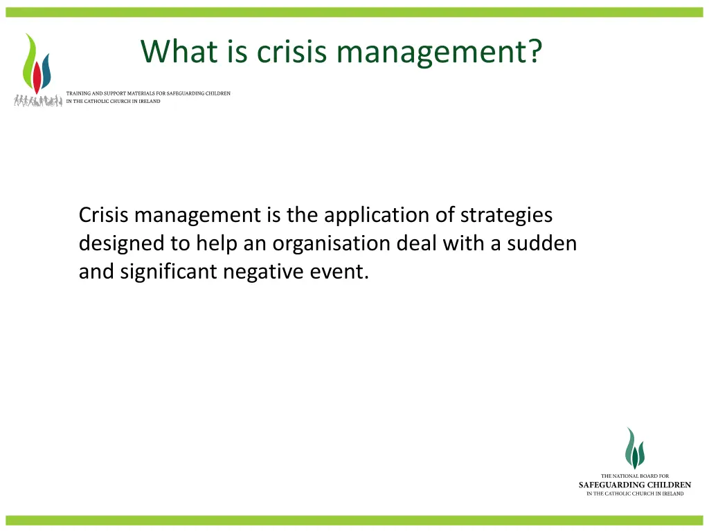 what is crisis management