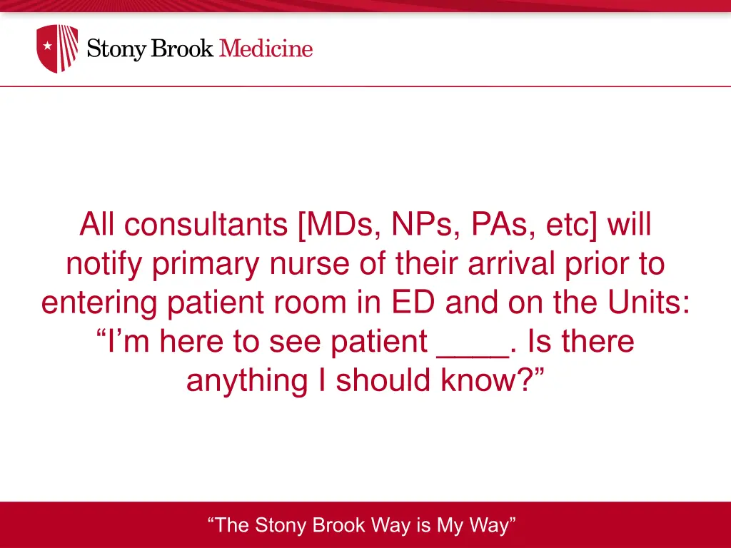 all consultants mds nps pas etc will notify