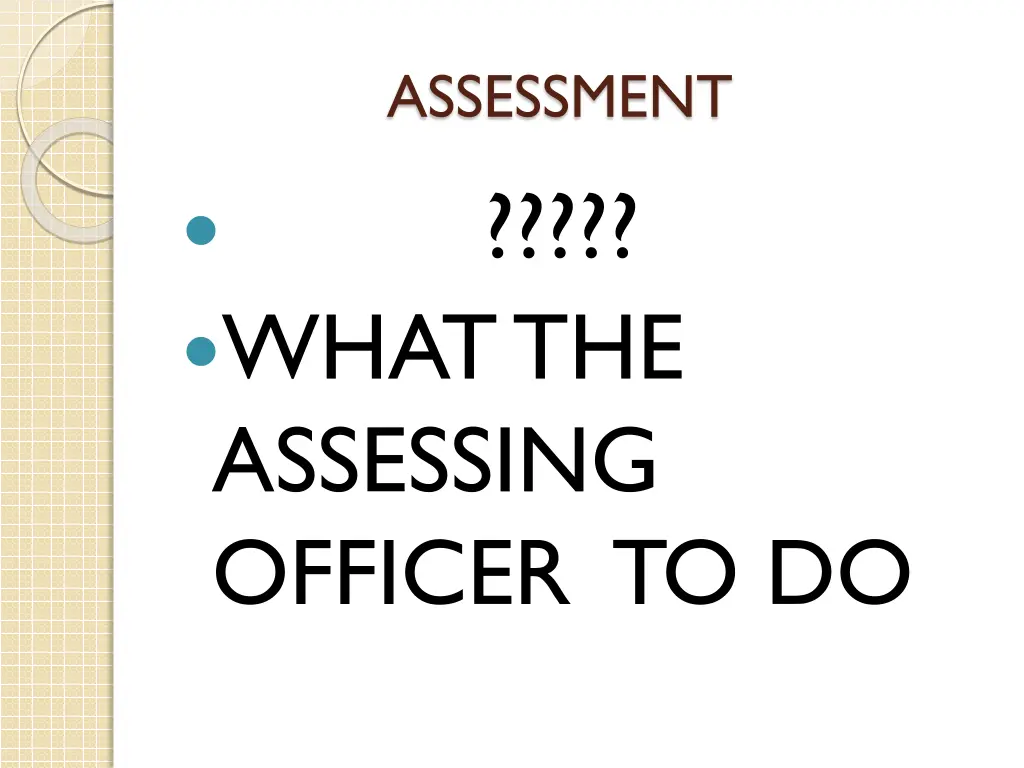 assessment