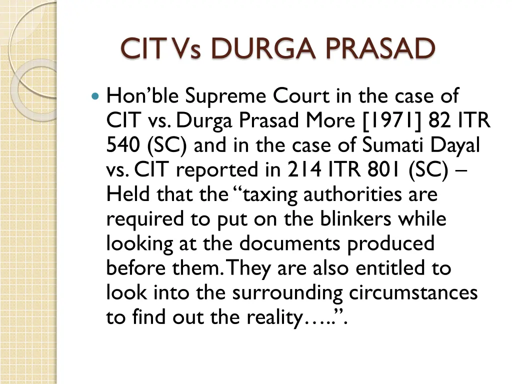 cit vs durga prasad