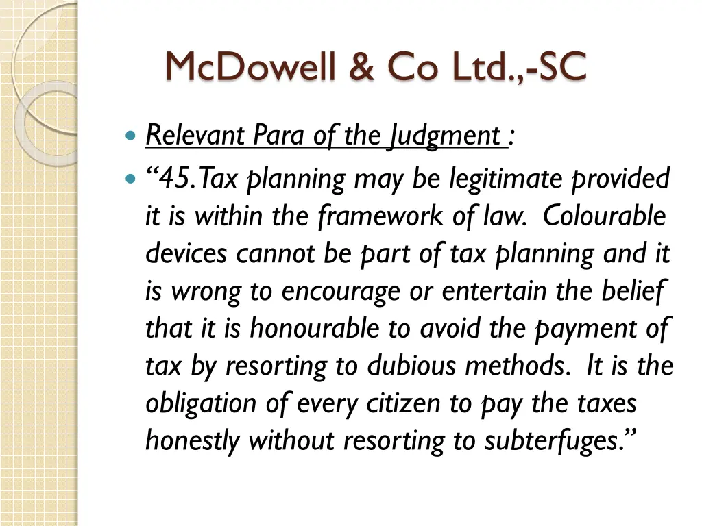 mcdowell co ltd sc