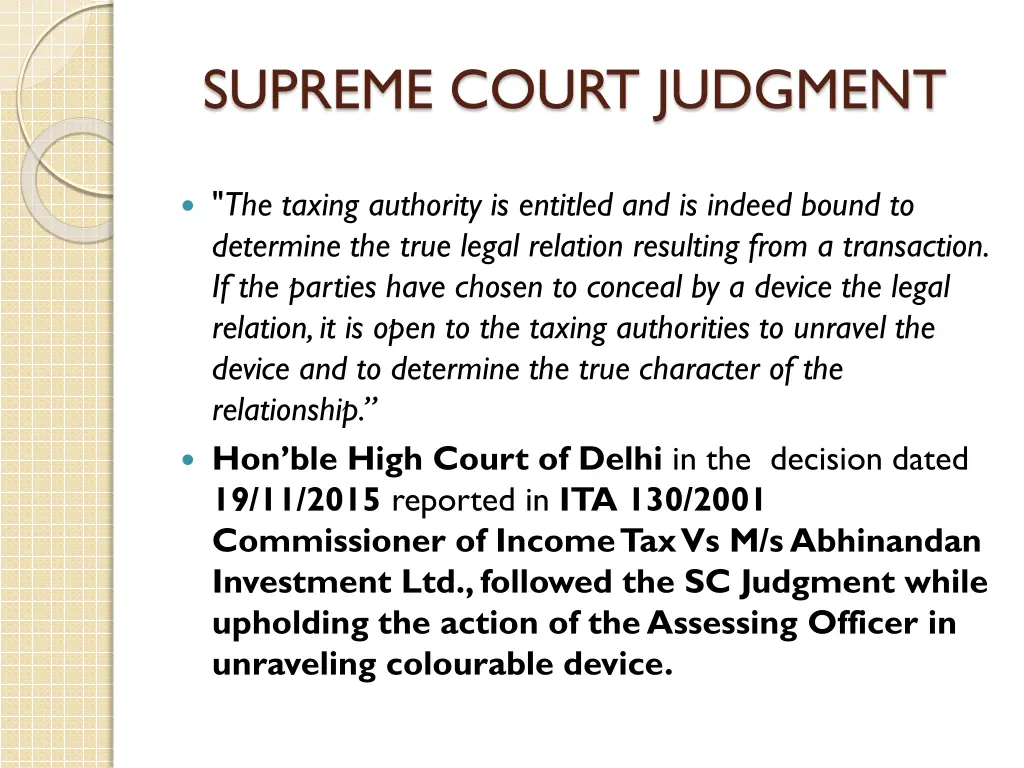 supreme court judgment