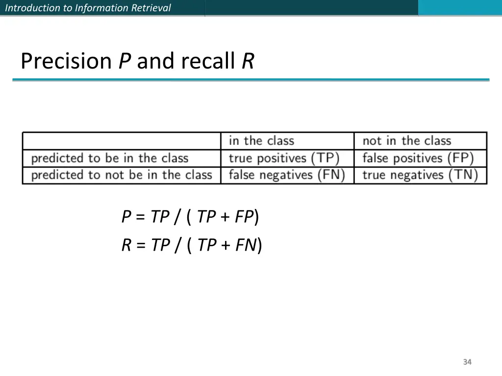 introduction to information retrieval 33