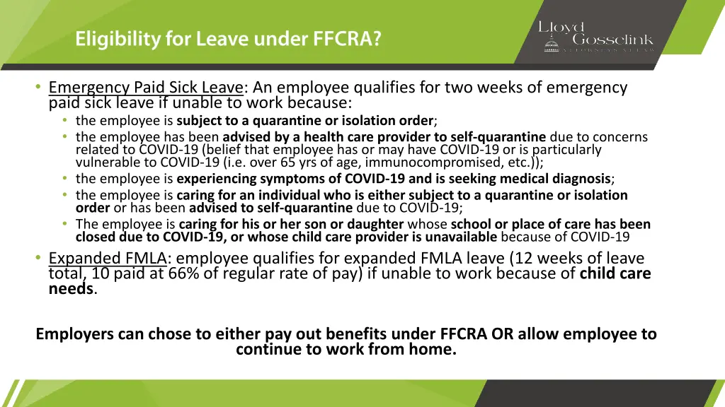 emergency paid sick leave an employee qualifies