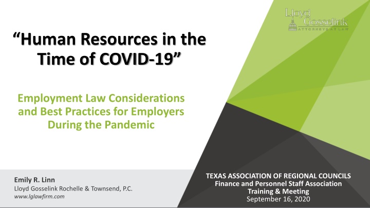 human resources in the time of covid 19