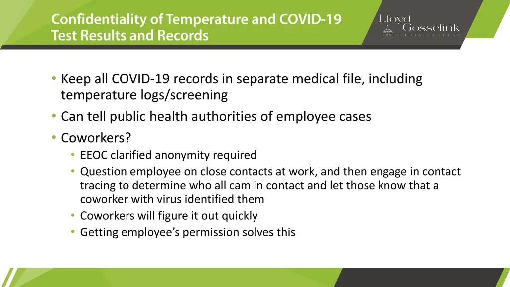 keep all covid 19 records in separate medical