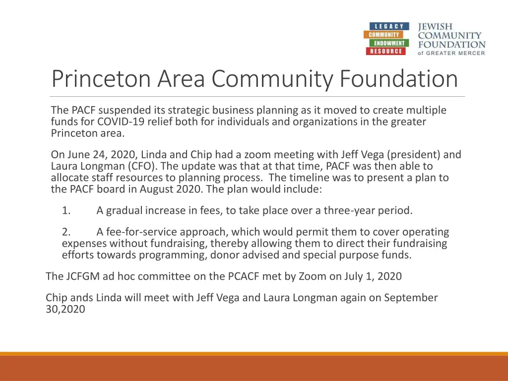 princeton area community foundation