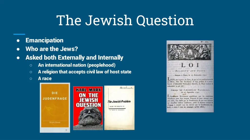 the jewish question