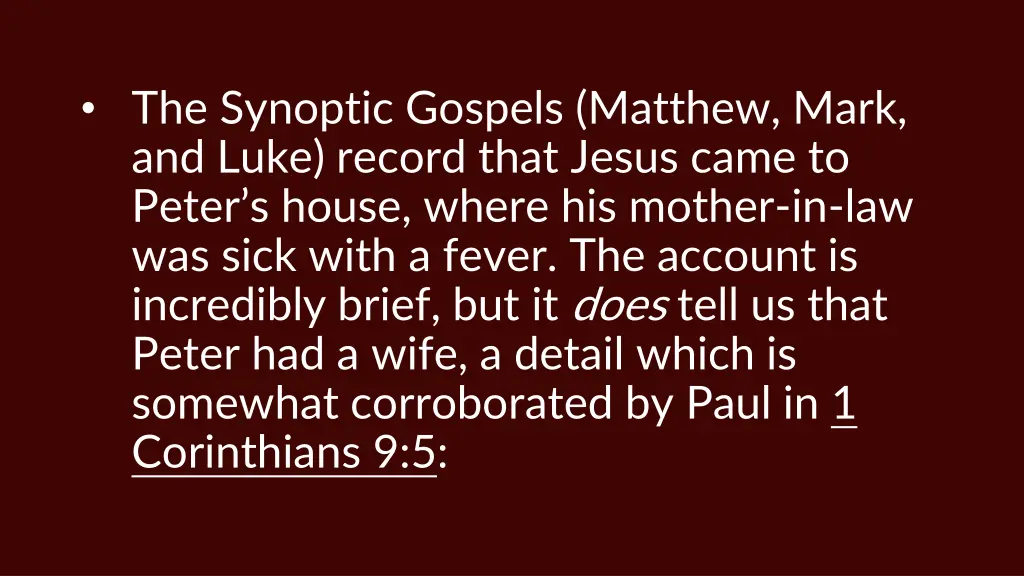 the synoptic gospels matthew mark and luke record