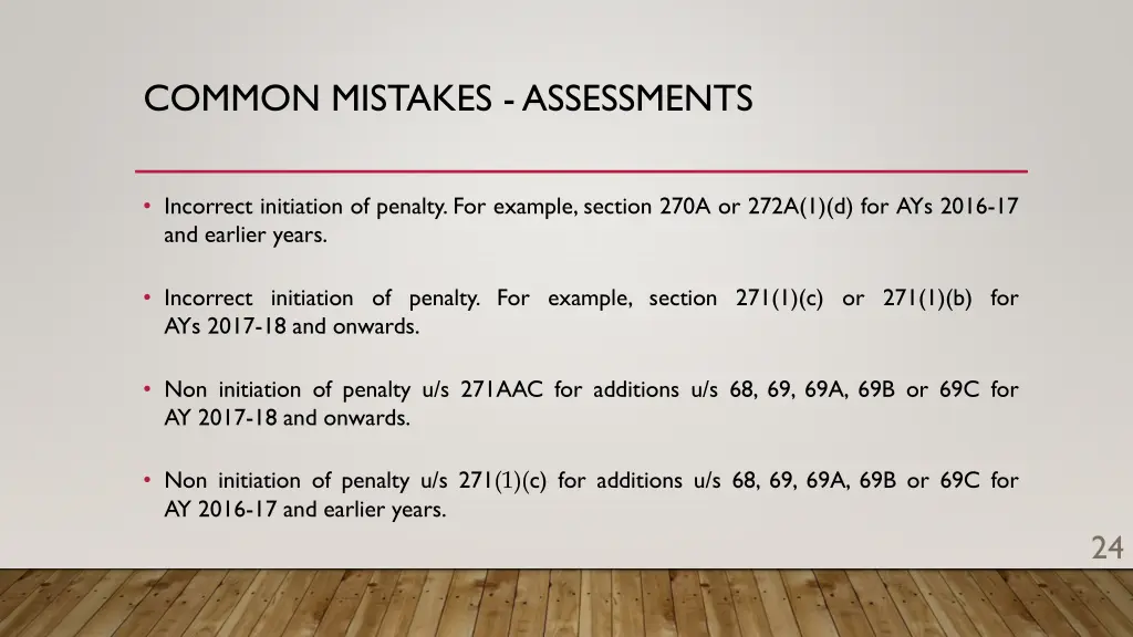 common mistakes assessments 1