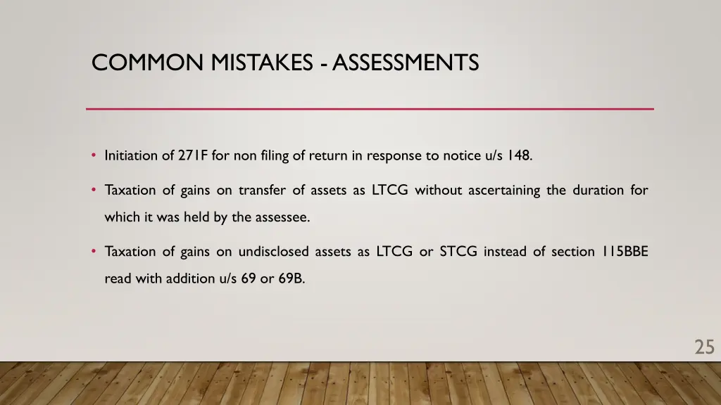 common mistakes assessments 2