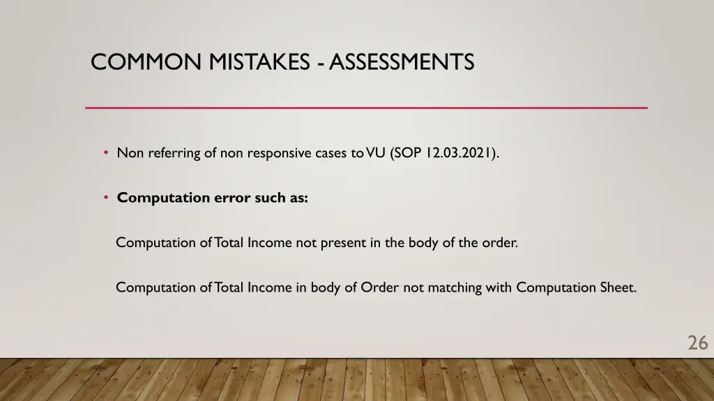 common mistakes assessments 3