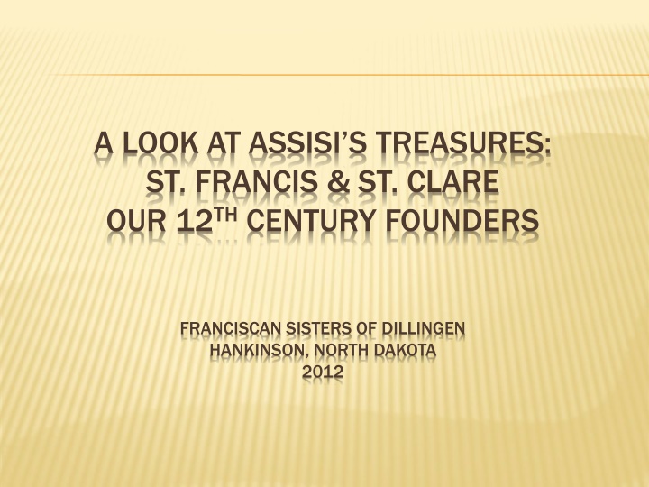 a look at assisi s treasures st francis st clare