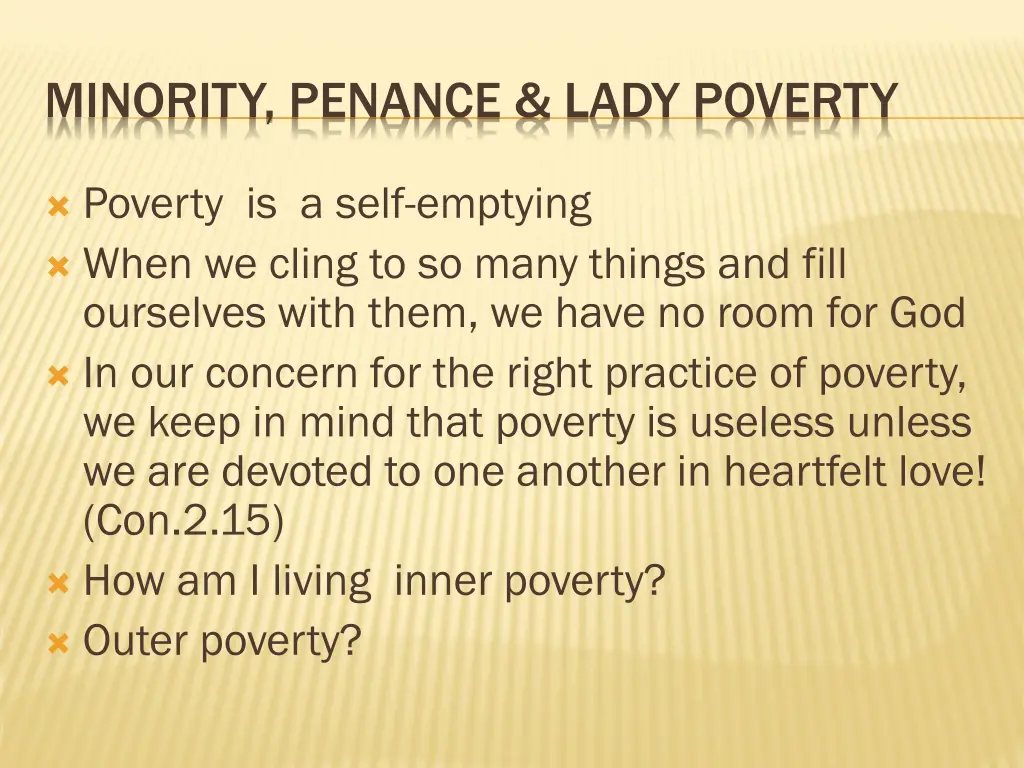 minority penance lady poverty 4