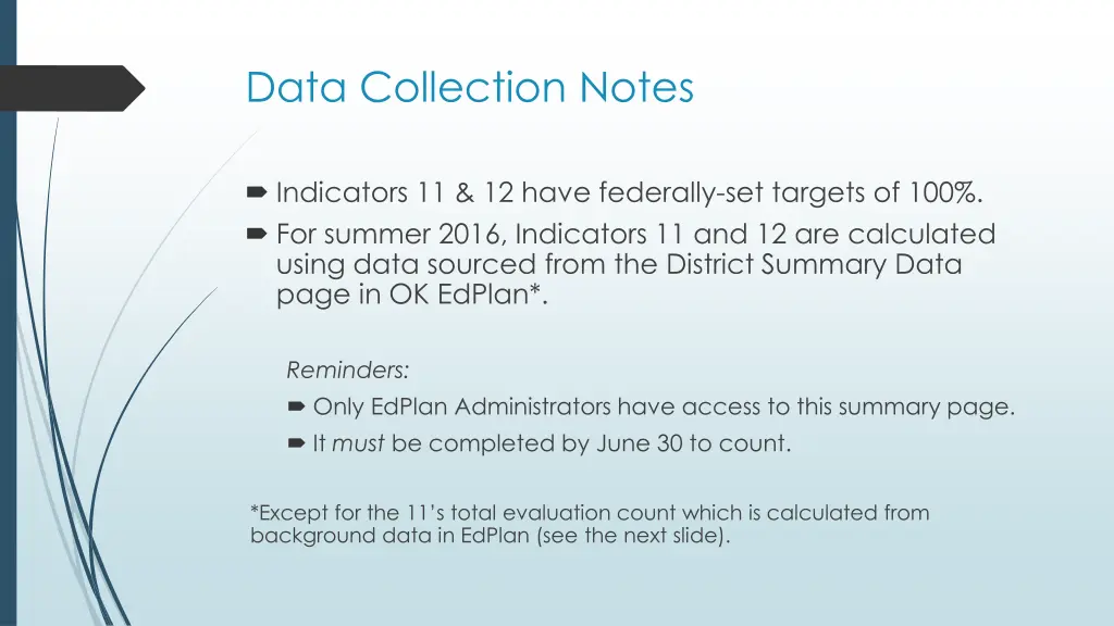 data collection notes