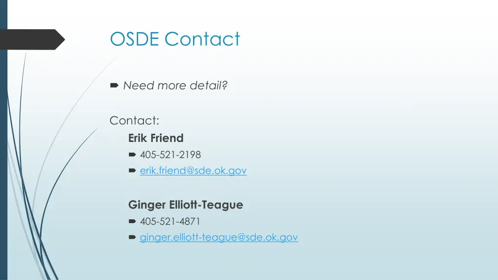 osde contact