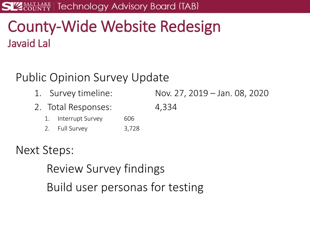 county county wide website redesign wide website