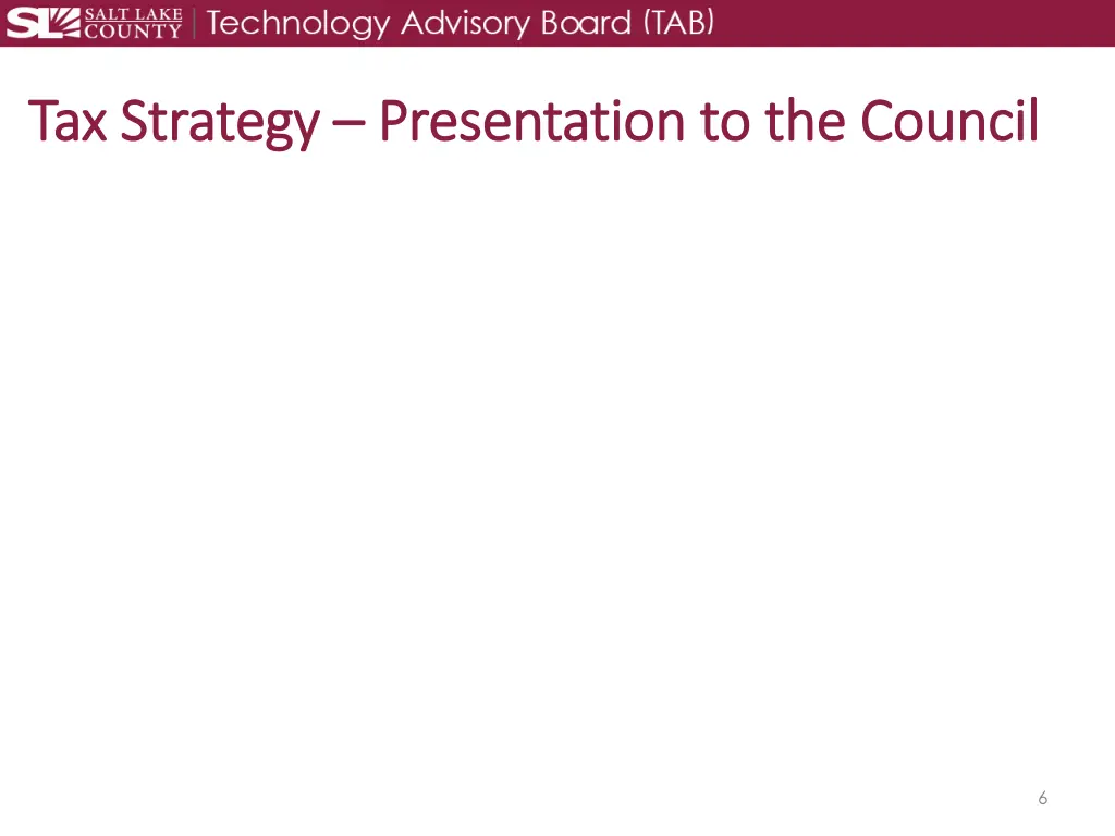 tax strategy tax strategy presentation