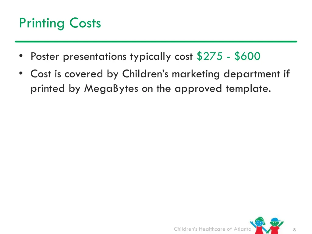 printing costs