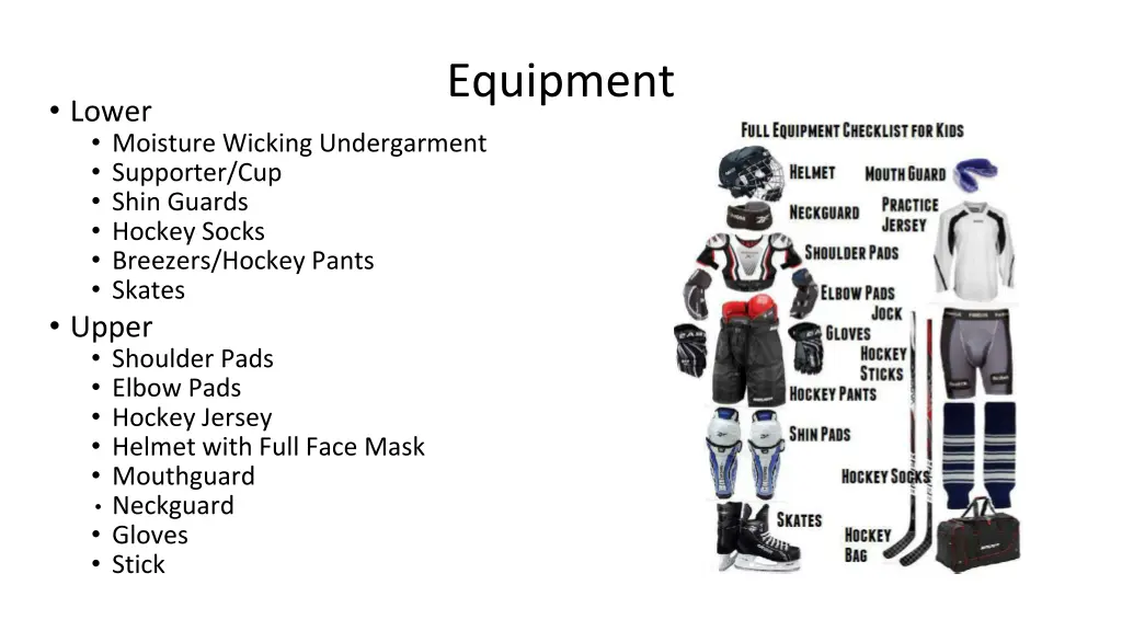 equipment