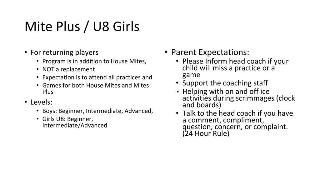 mite plus u8 girls