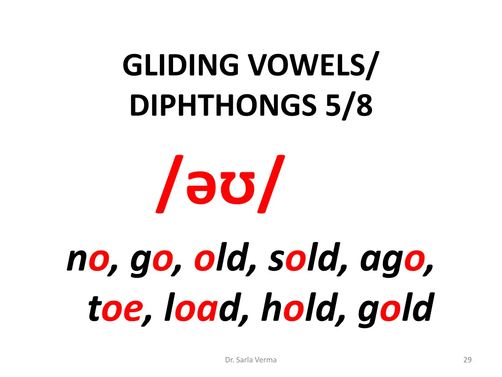 gliding vowels diphthongs 5 8 no go old sold