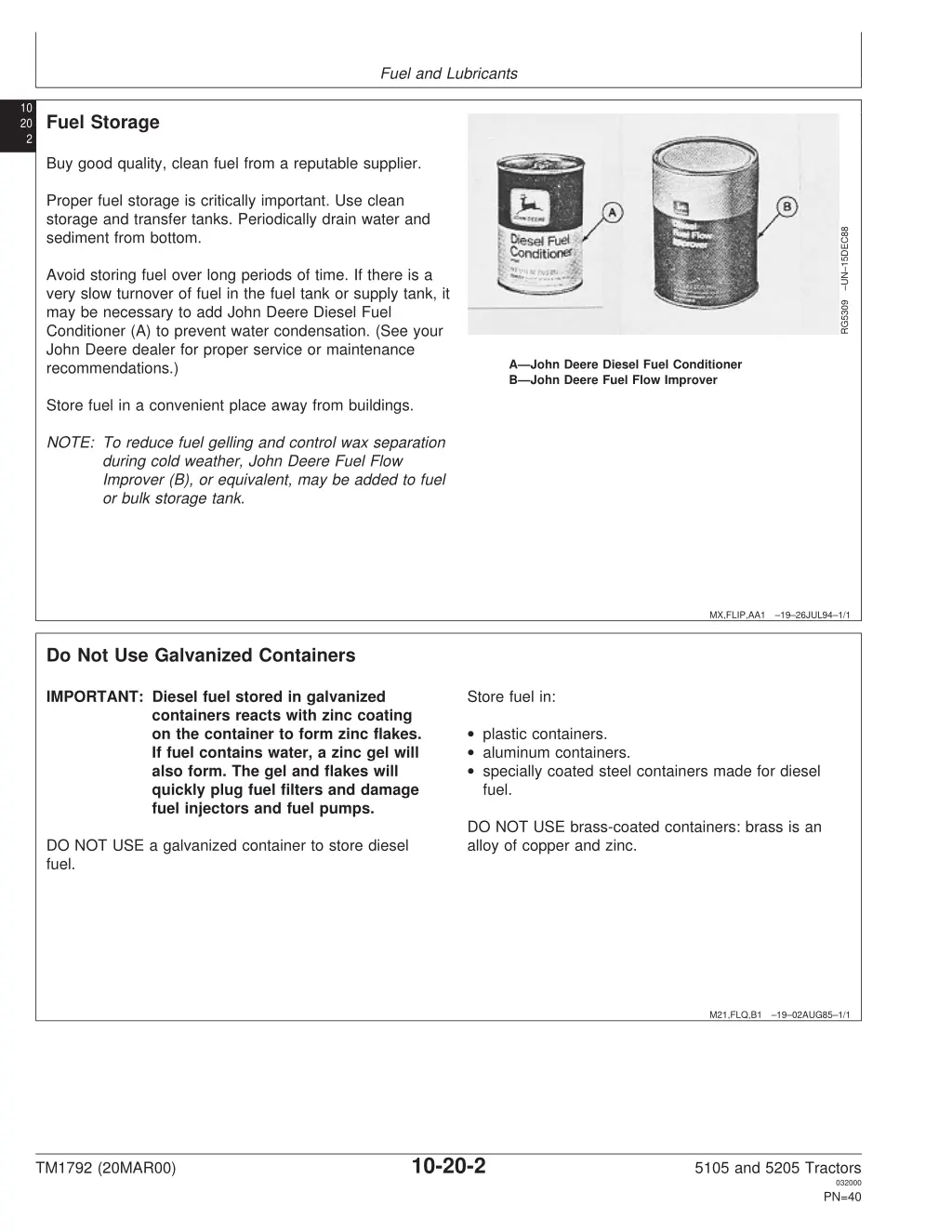 fuel and lubricants