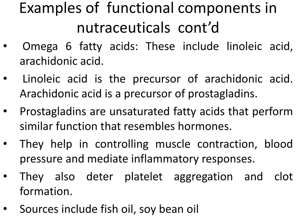 examples of functional components 1