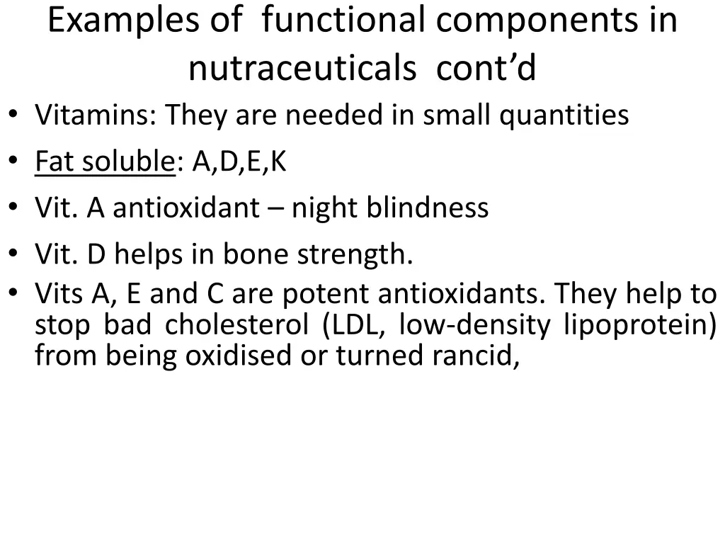 examples of functional components 3