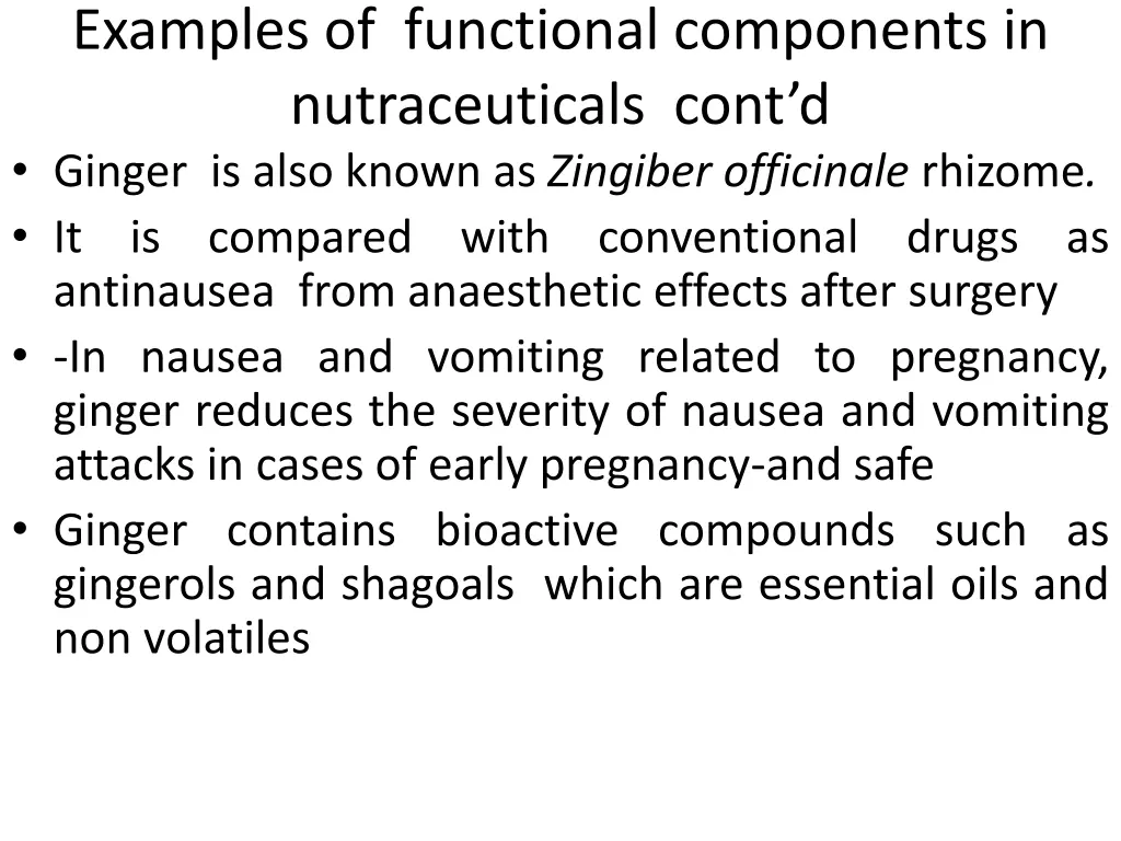 examples of functional components 4