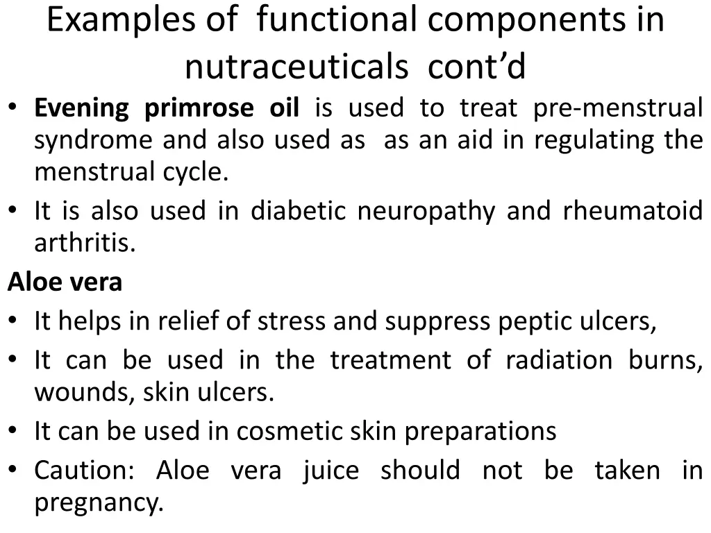 examples of functional components 7