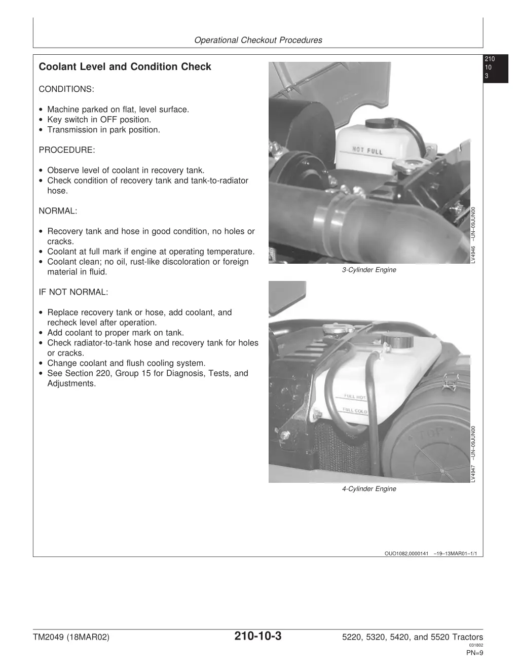 operational checkout procedures 1