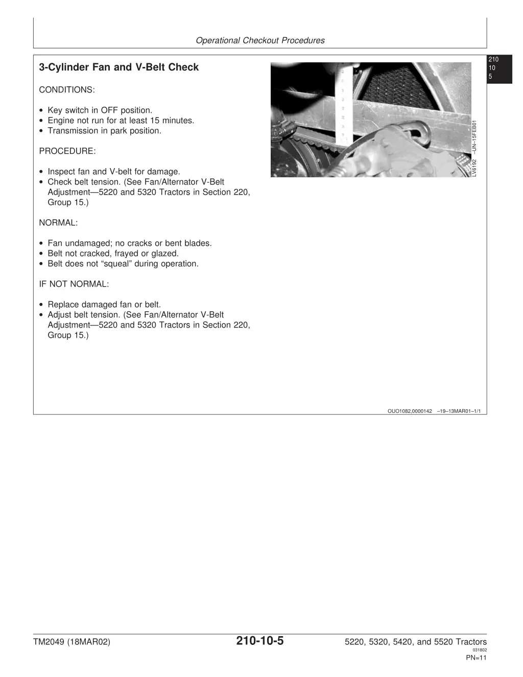 operational checkout procedures 3