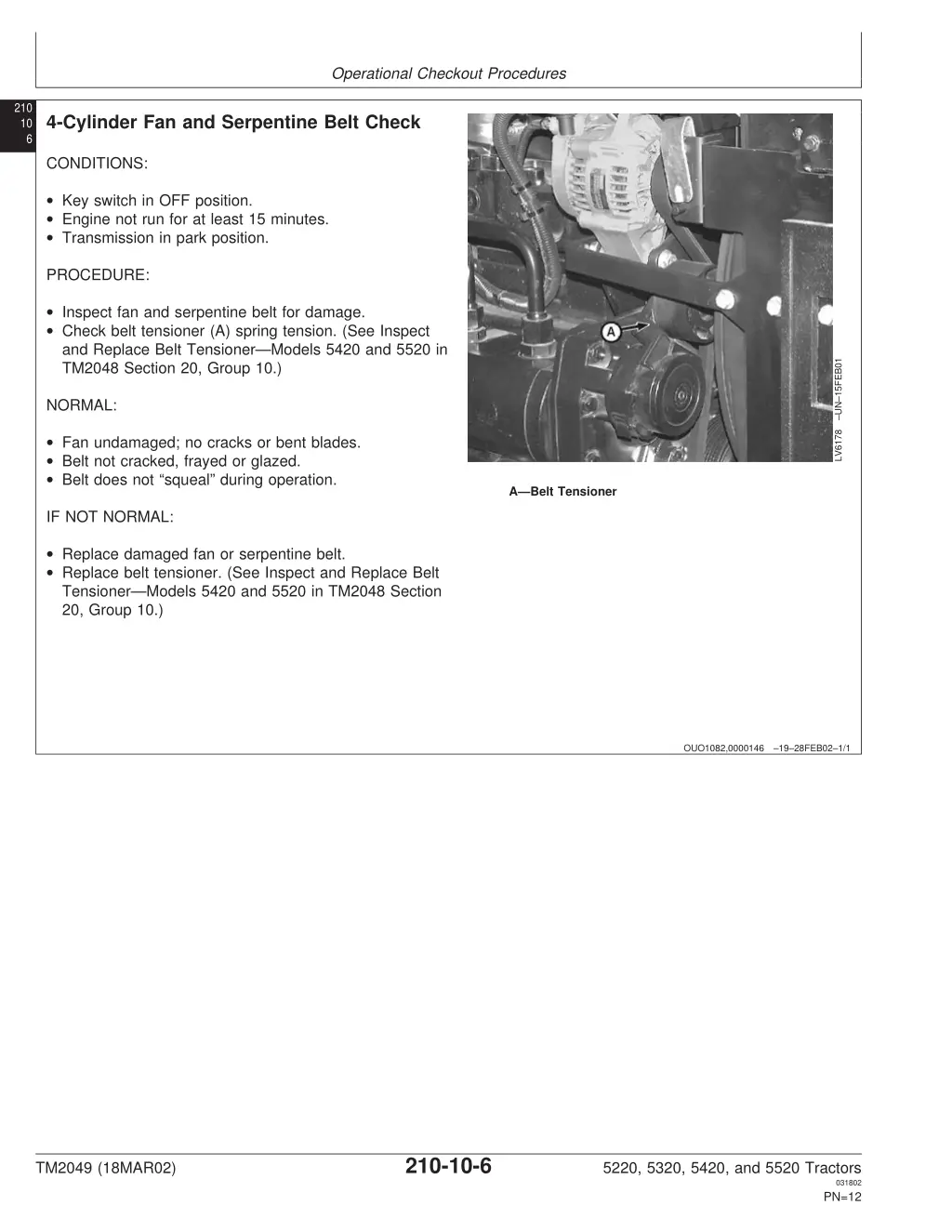 operational checkout procedures 4