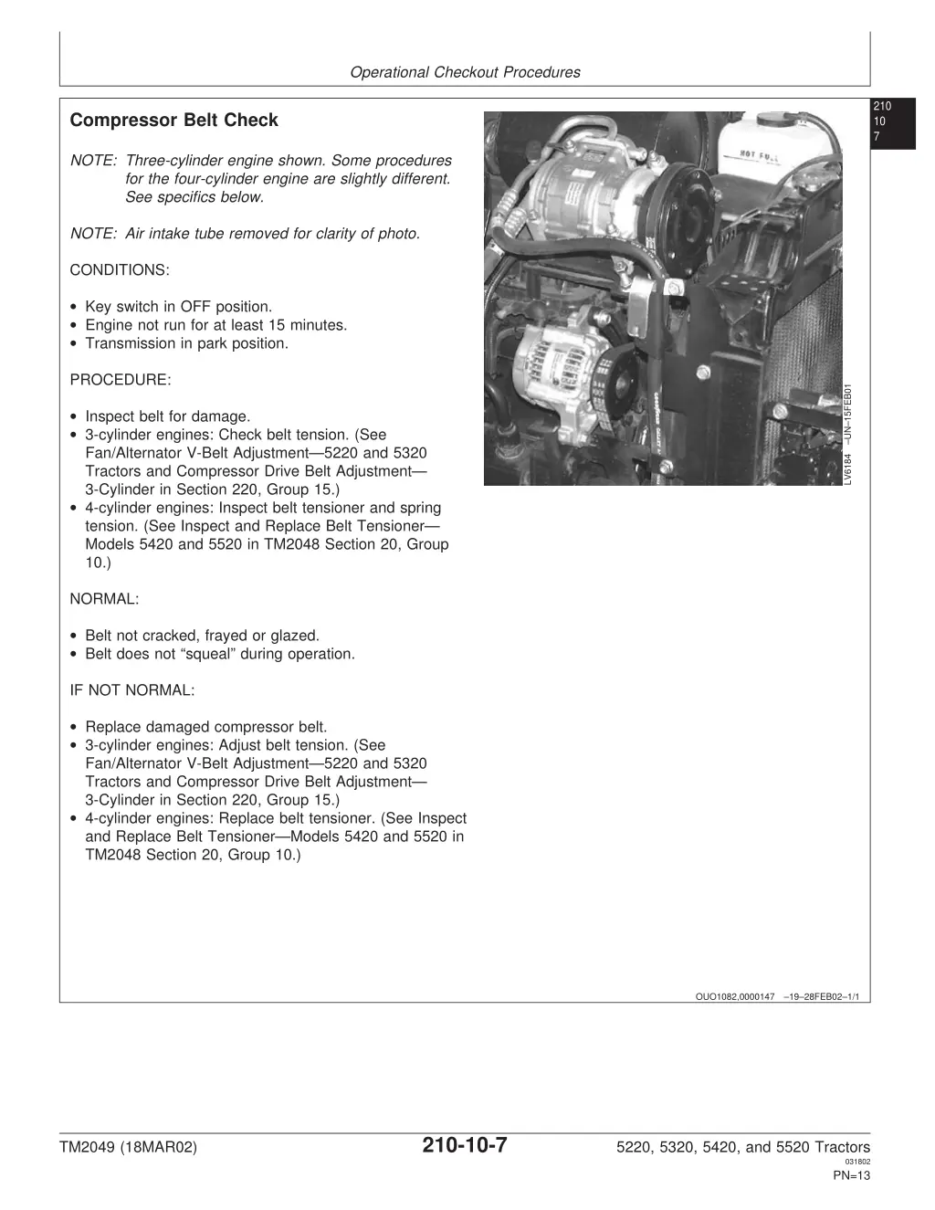 operational checkout procedures 5