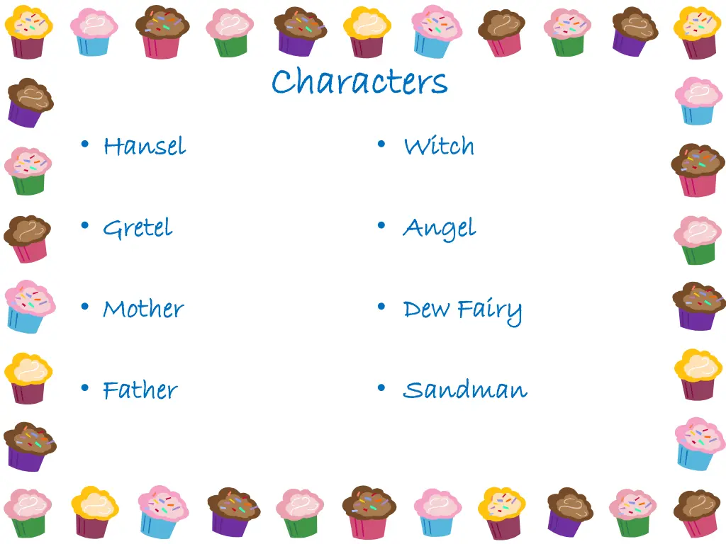 characters characters