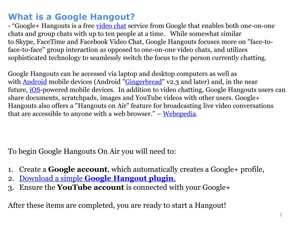 what is a google hangout google hangouts