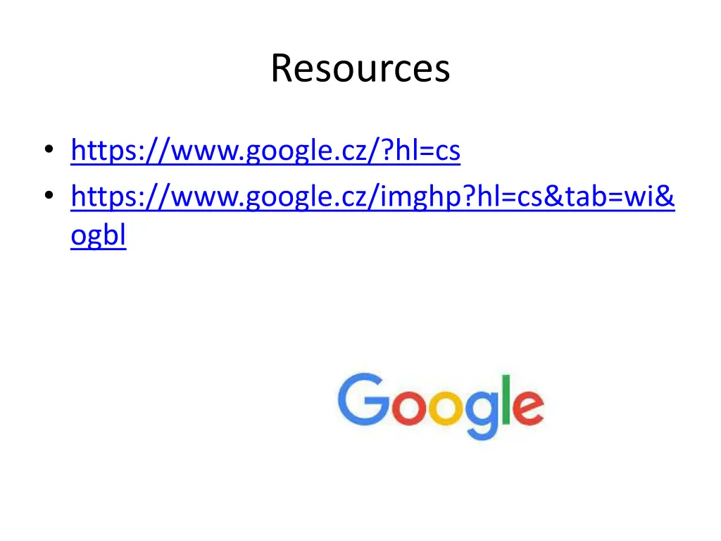 resources