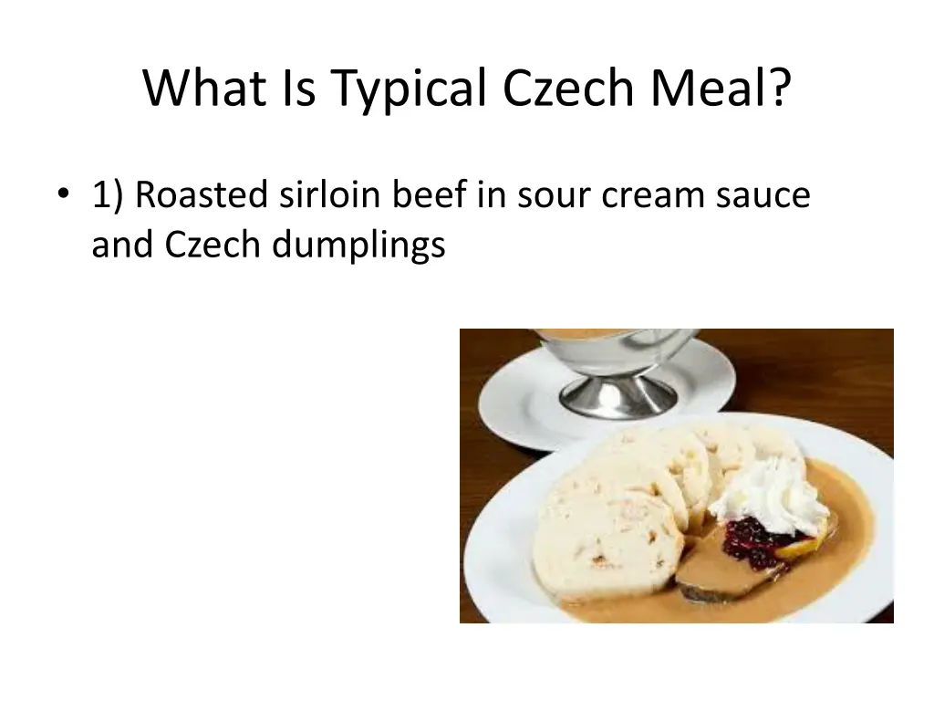 what is typical czech meal