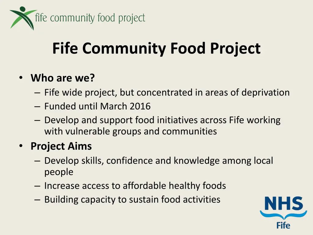 fife community food project