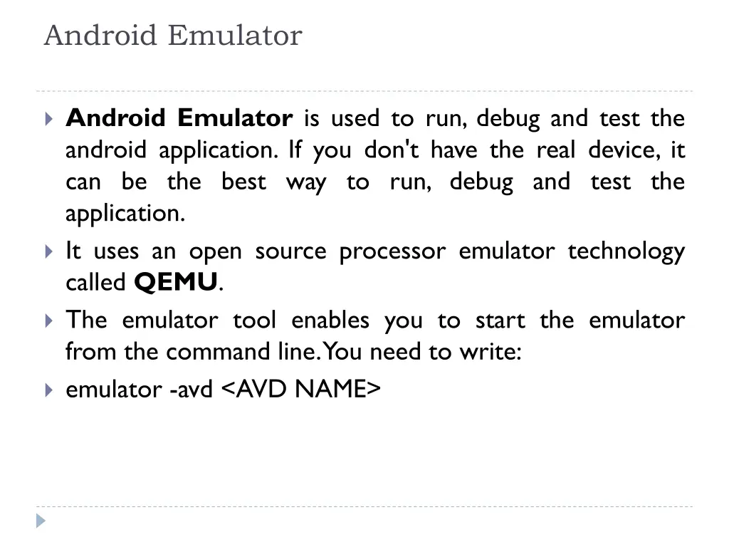 android emulator