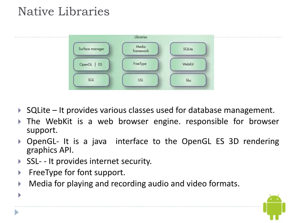 native libraries