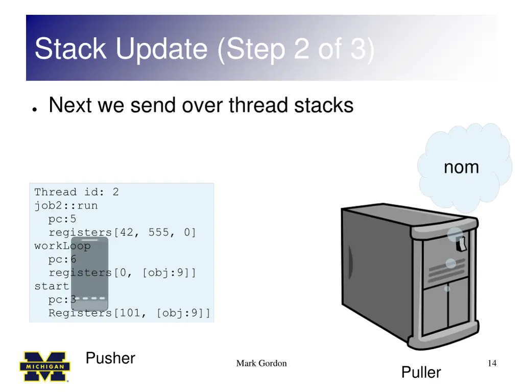 stack update step 2 of 3