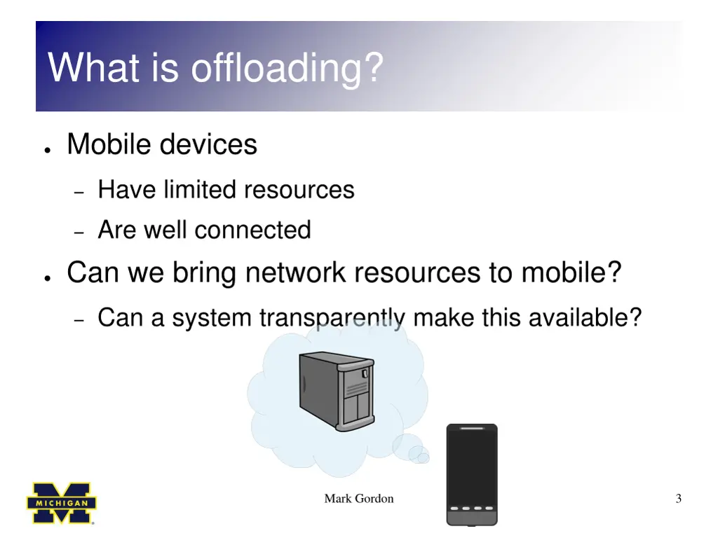 what is offloading