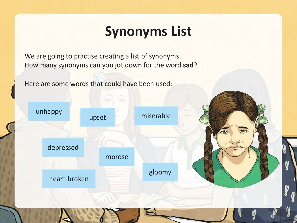 synonyms list