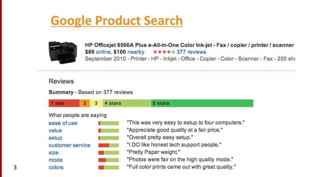 google product search