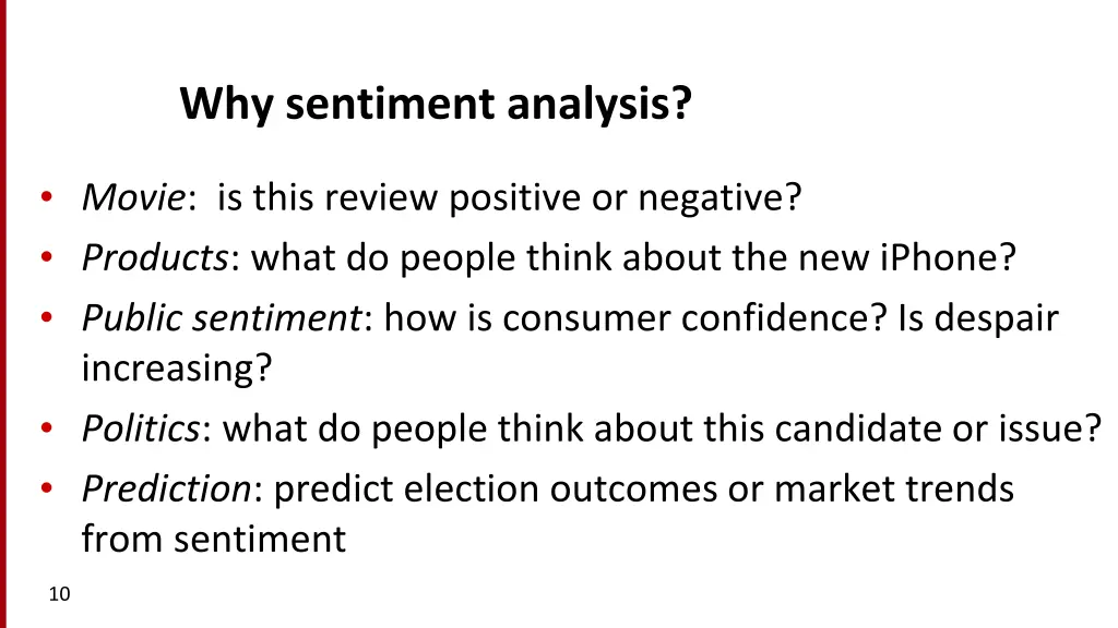 why sentiment analysis